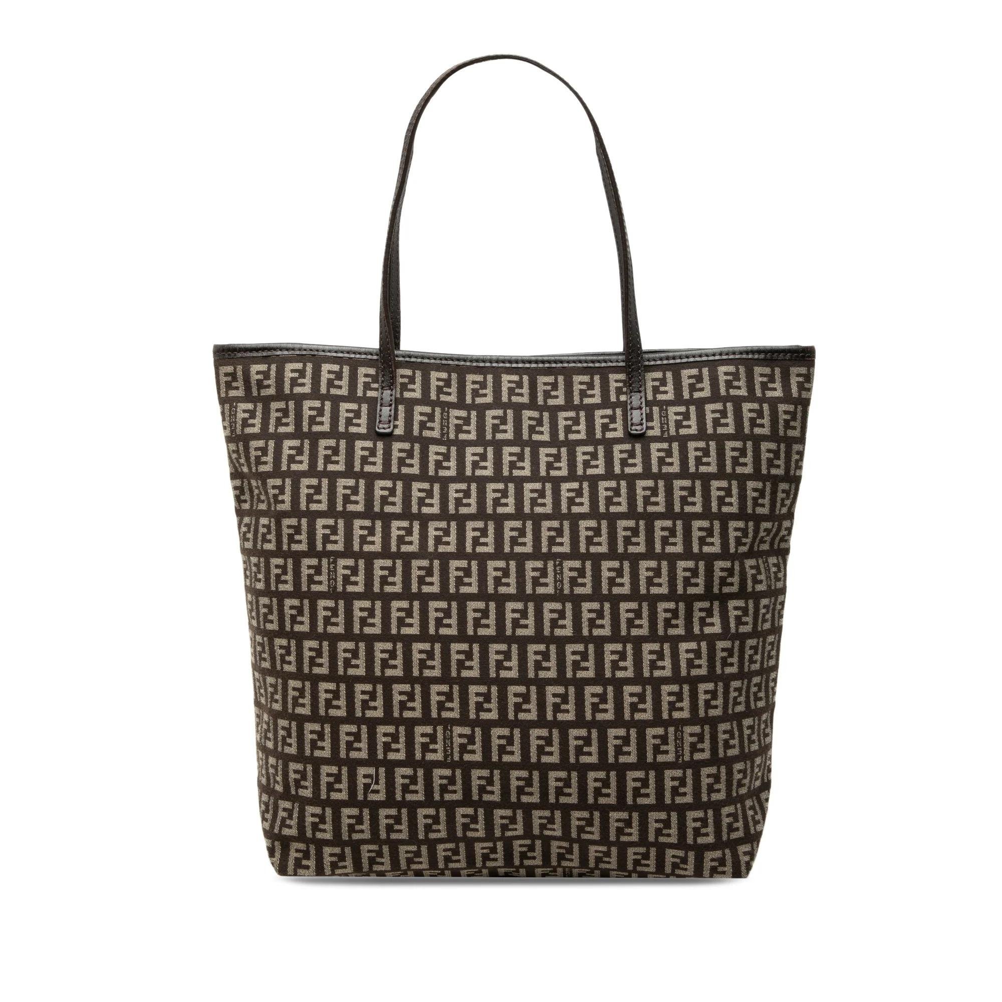 Pocket leather tote