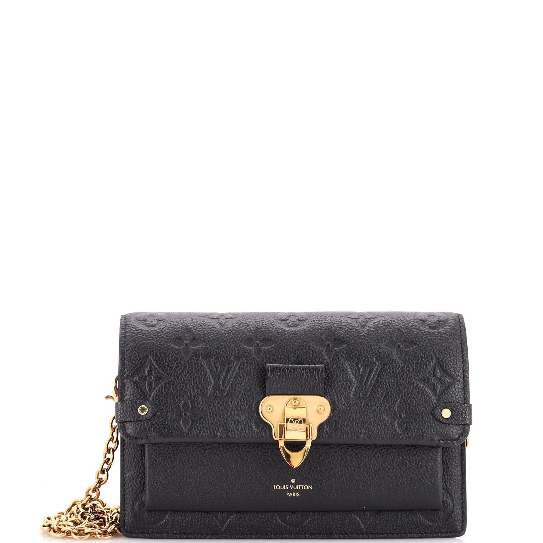 Leather clutch bag