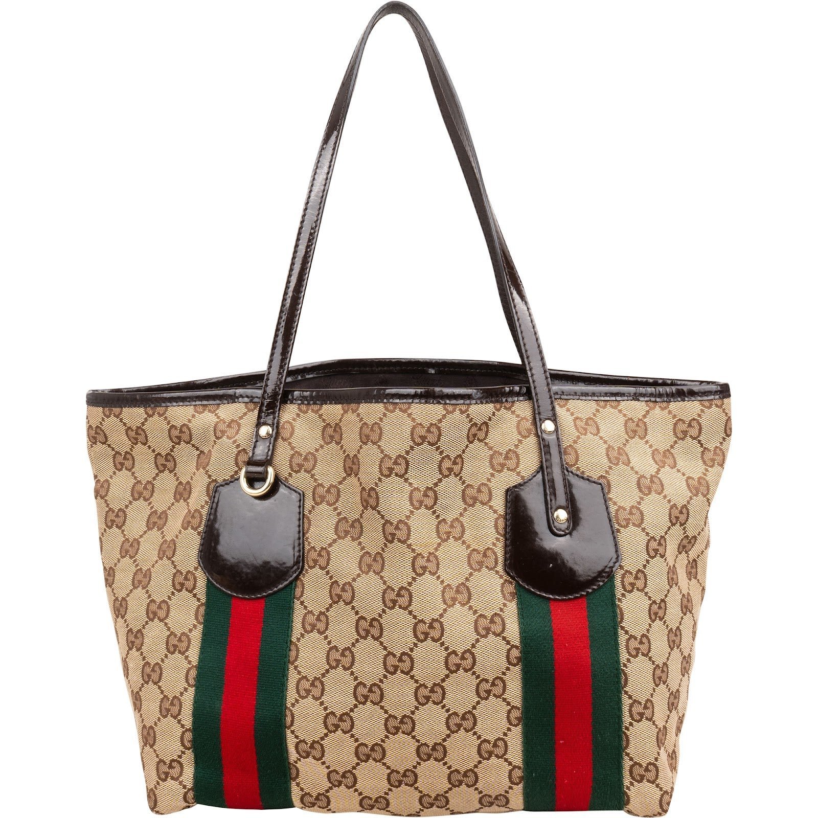 Ophidia GG patent leather handbag