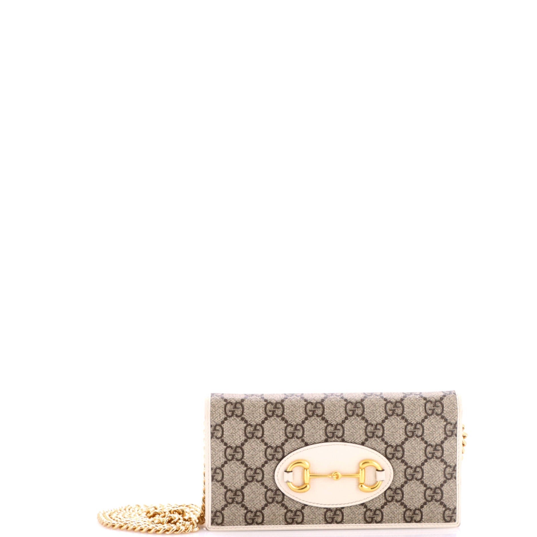 Horsebit 1955 Chain Wallet GG Coated Canvas