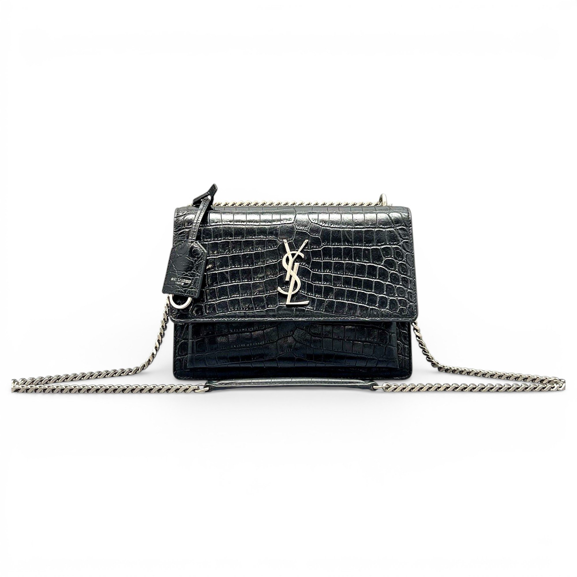 Sunset leather crossbody bag