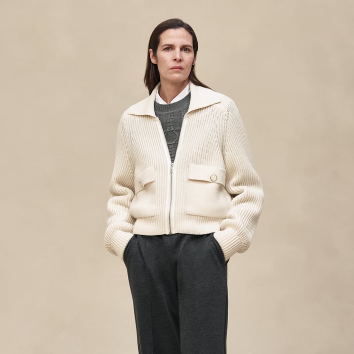 Blanc Naturel Long-sleeve Jacket