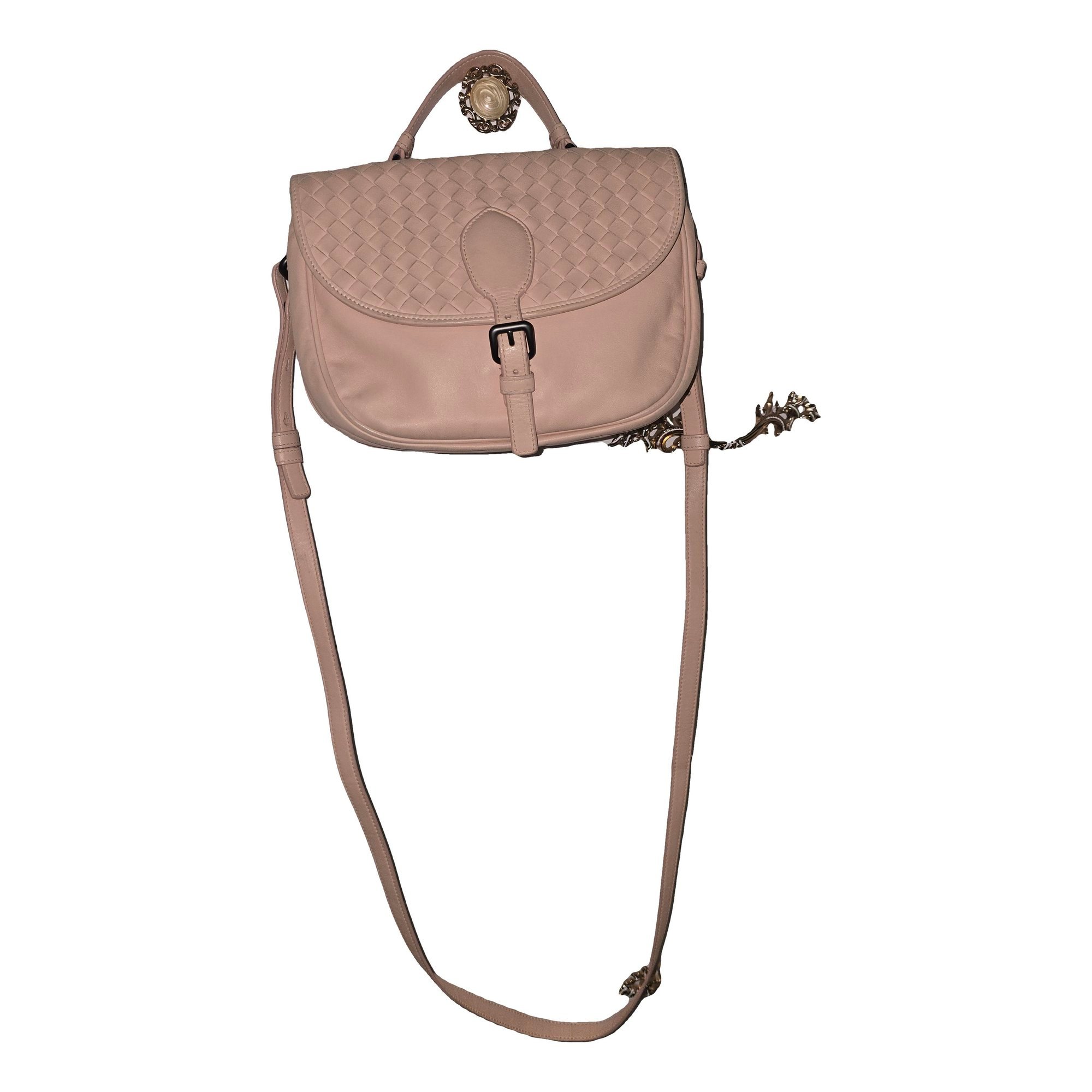 Loop leather crossbody bag
