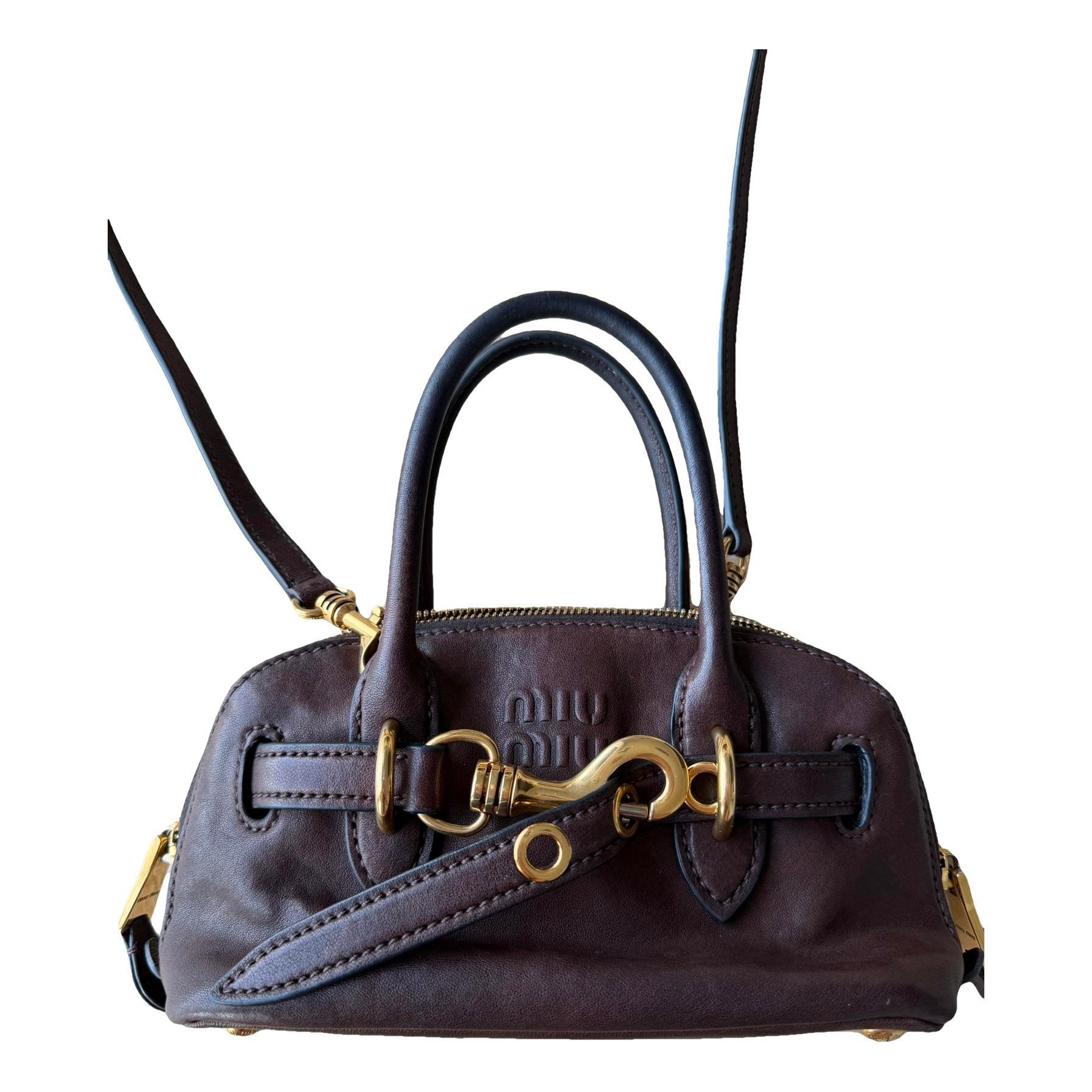 Leather crossbody bag