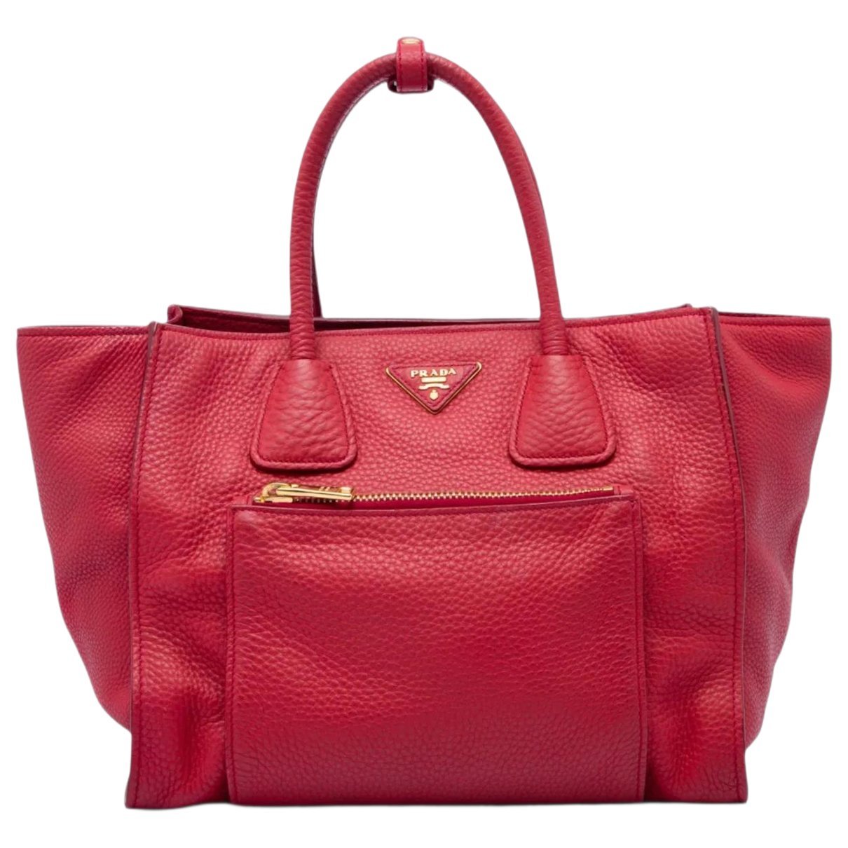 Prada Pocket leather satchel
