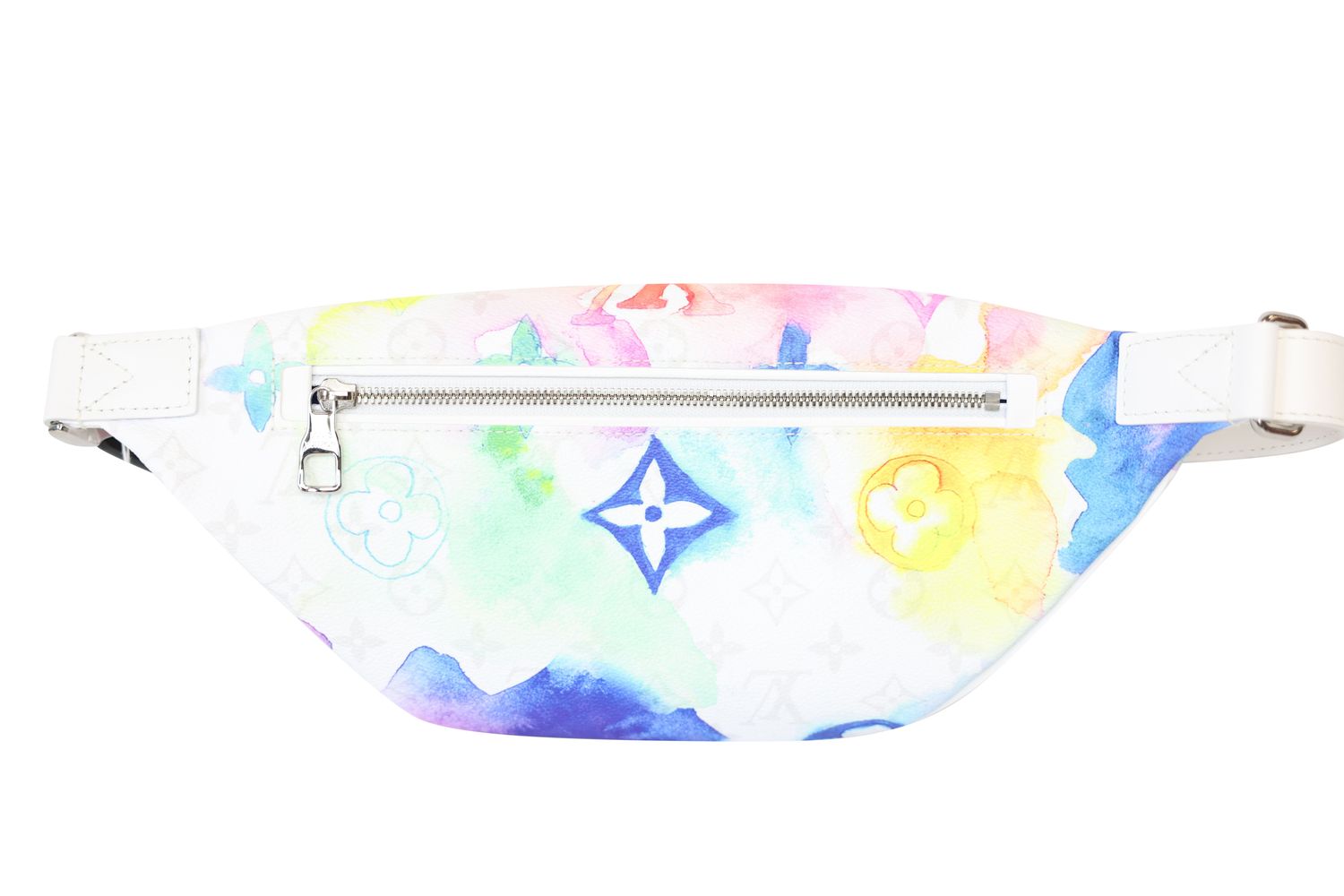Louis Vuitton Louis Vuitton Discovery Bumbag, Watercolor Monogram Canvas Silver Hardware, Preowned in Box WA001