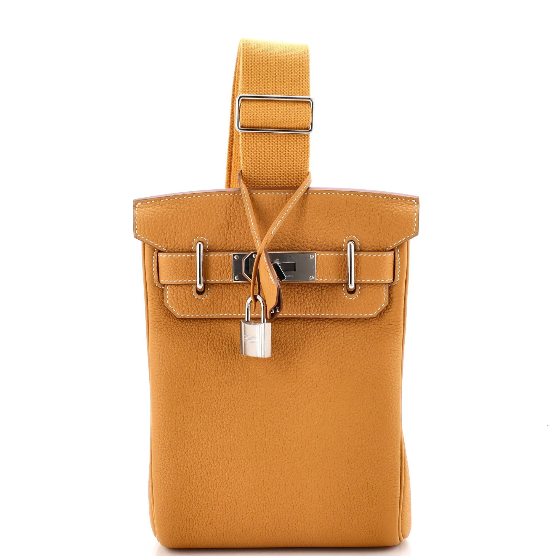 Leather backpack
