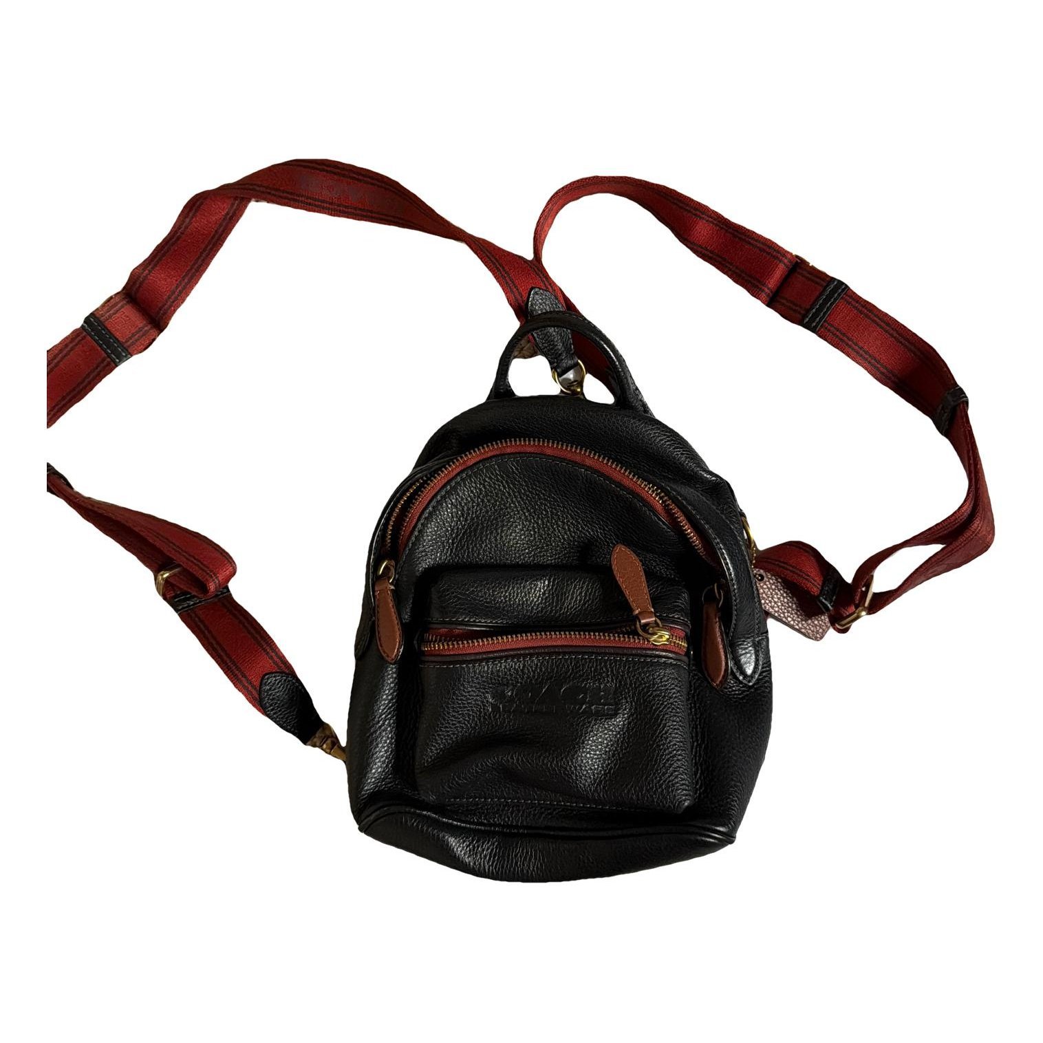 Leather backpack