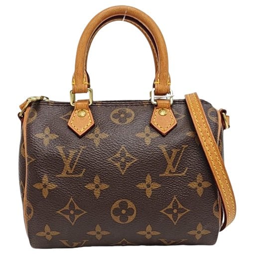 Nano Speedy / Mini HL leather handbag