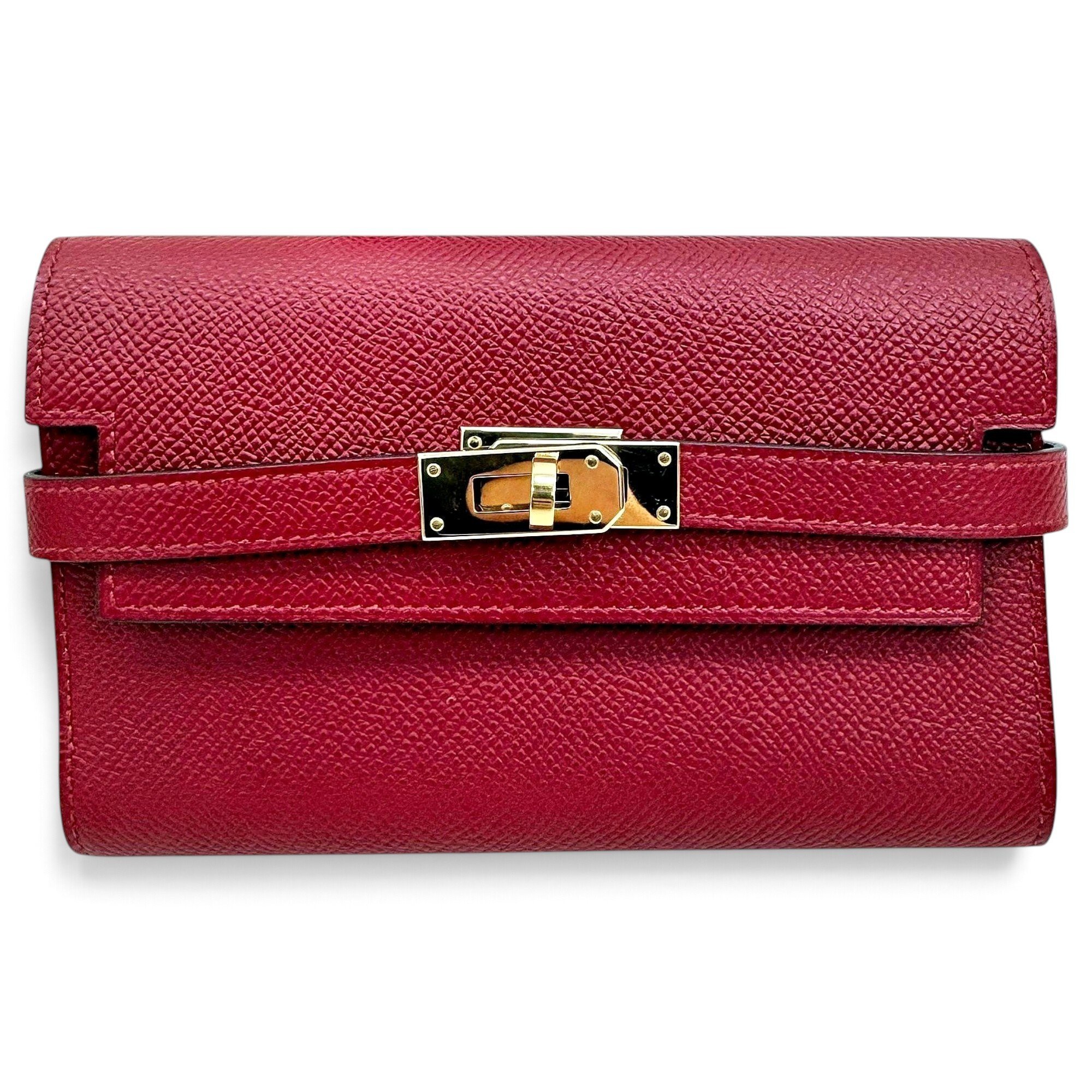 Kelly to go leather clutch bag