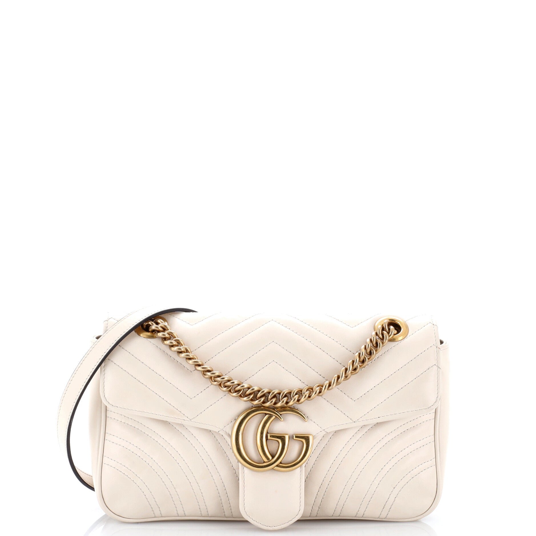 GG Marmont Flap Bag Matelasse Leather Small