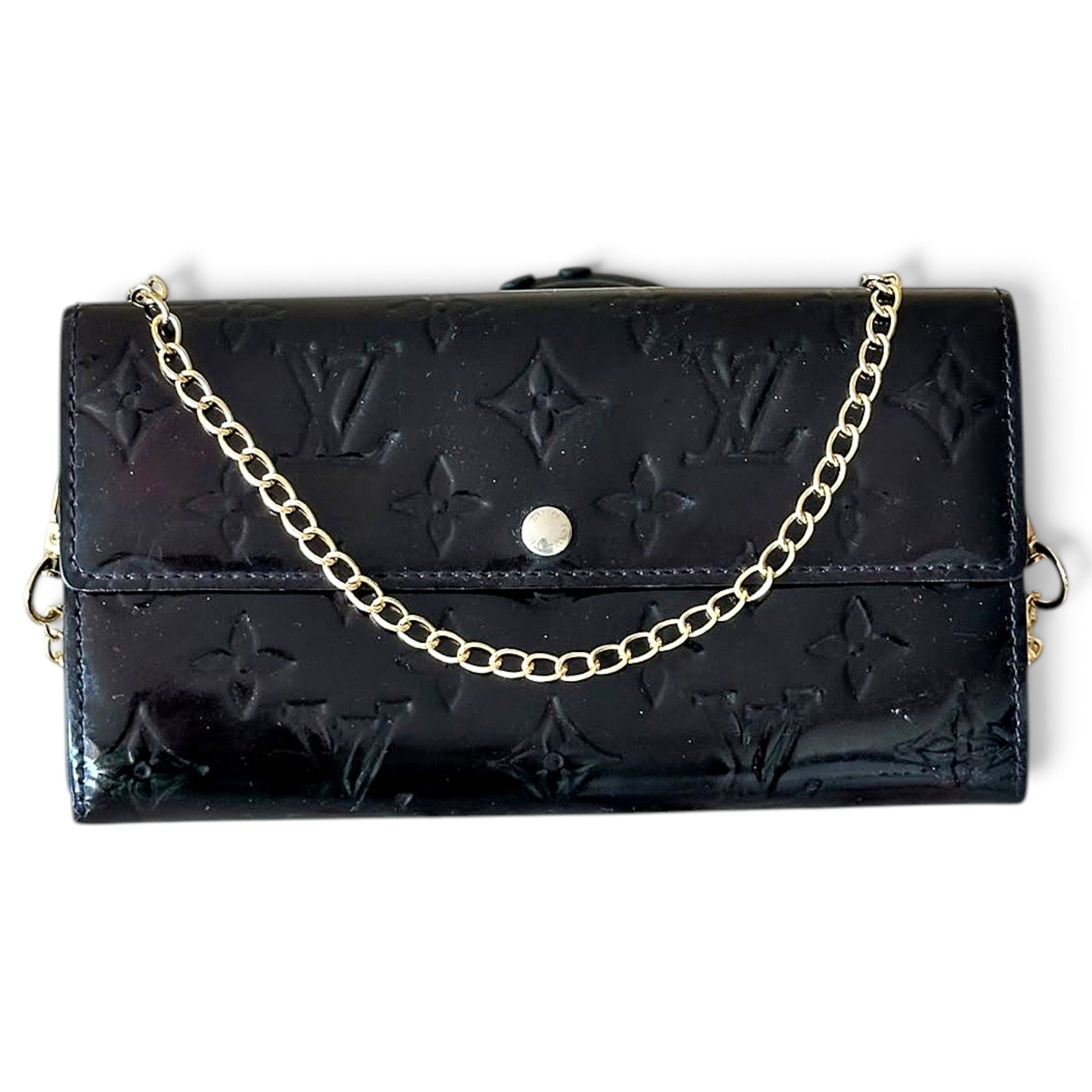 Patent leather crossbody bag