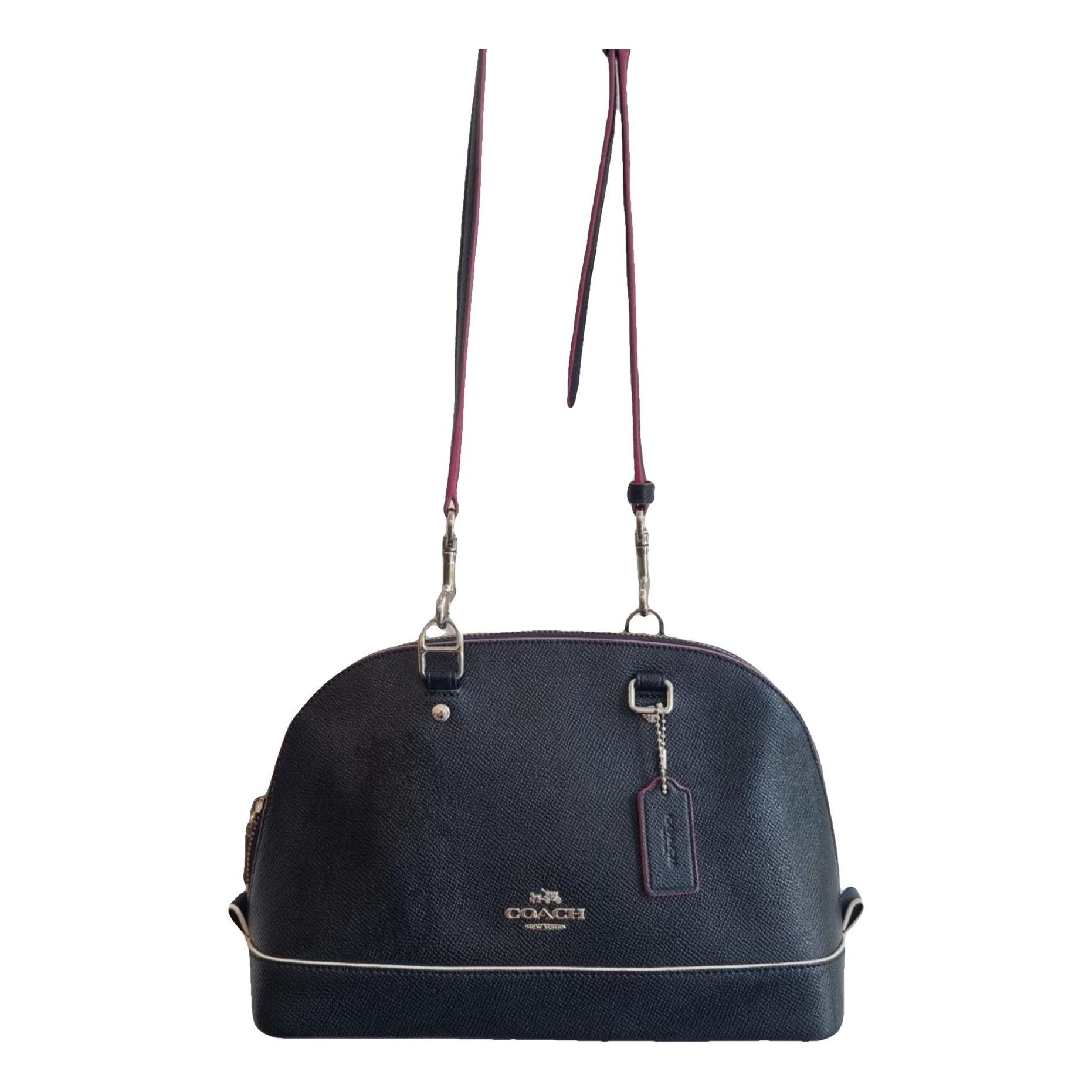 Cartable mini sierra leather handbag