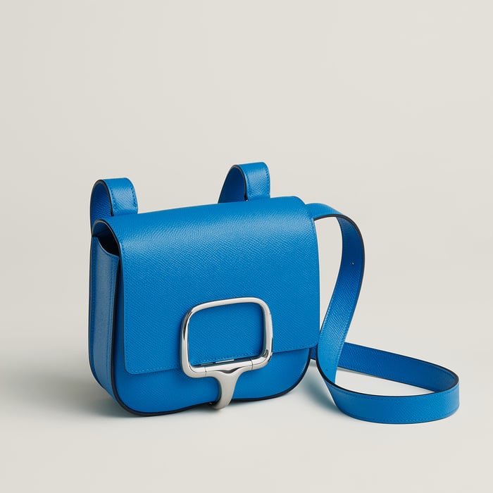 Bleu Zanzibar Hermès Della Cavalleria Mini Bag II