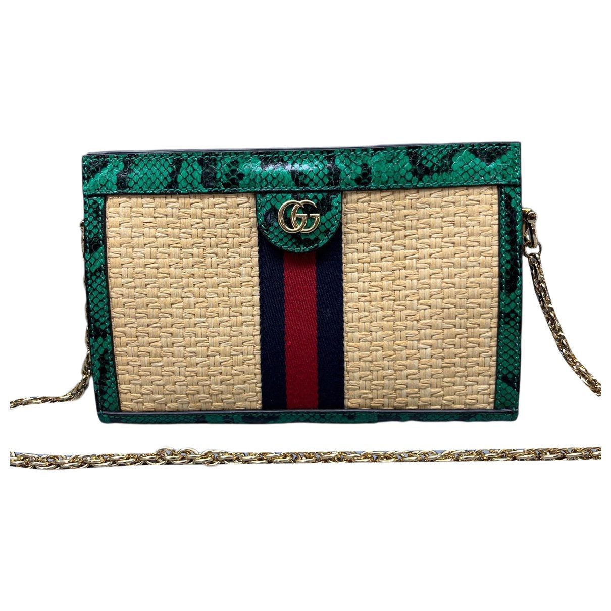 Ophidia Chain leather handbag