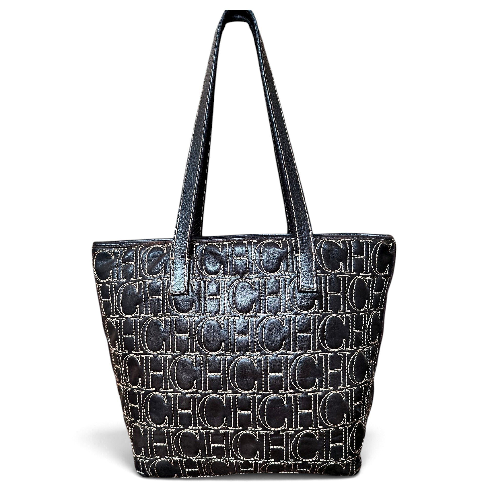 Leather tote