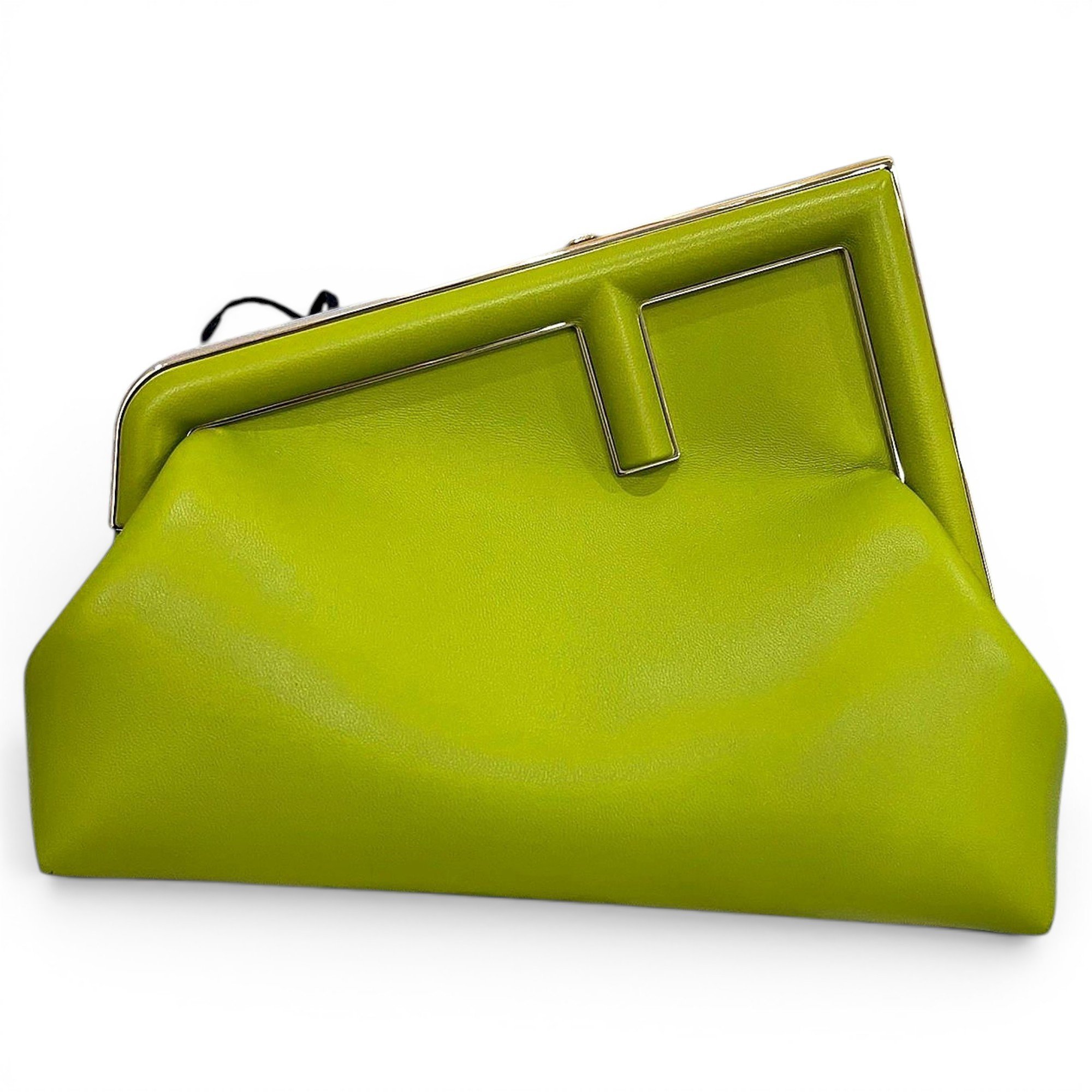 First leather handbag