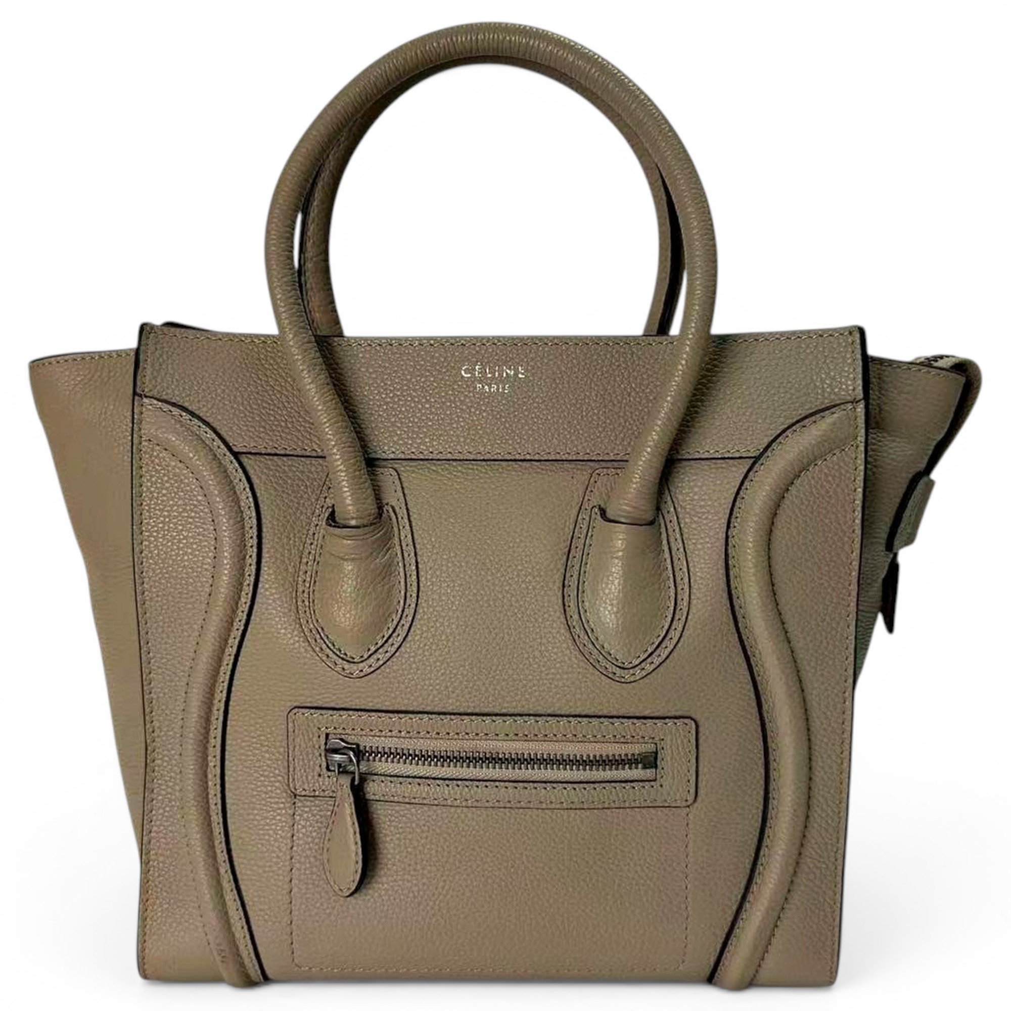 Luggage leather handbag