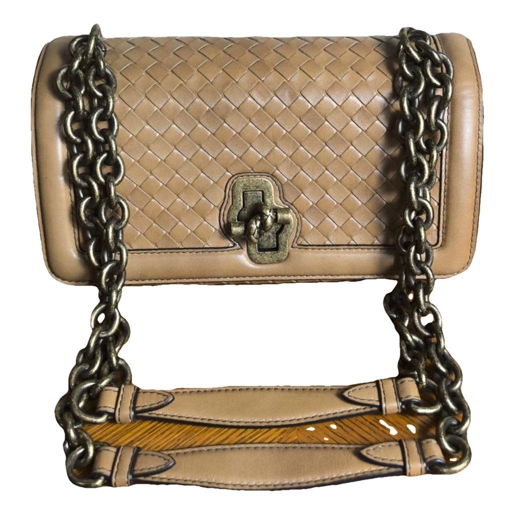 City Knot leather handbag
