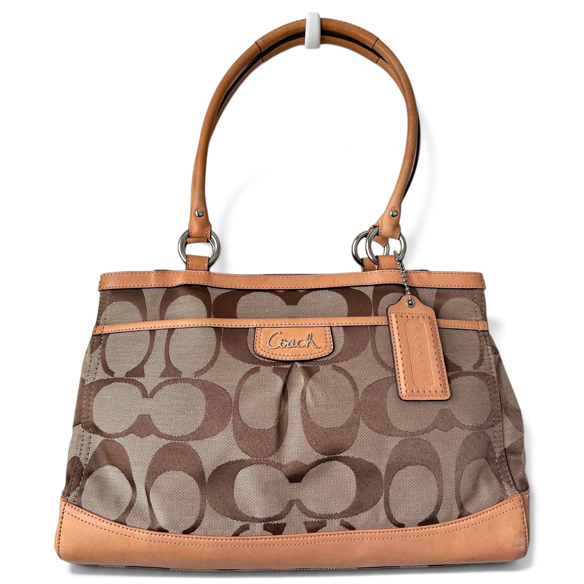 Signature Sufflette leather handbag