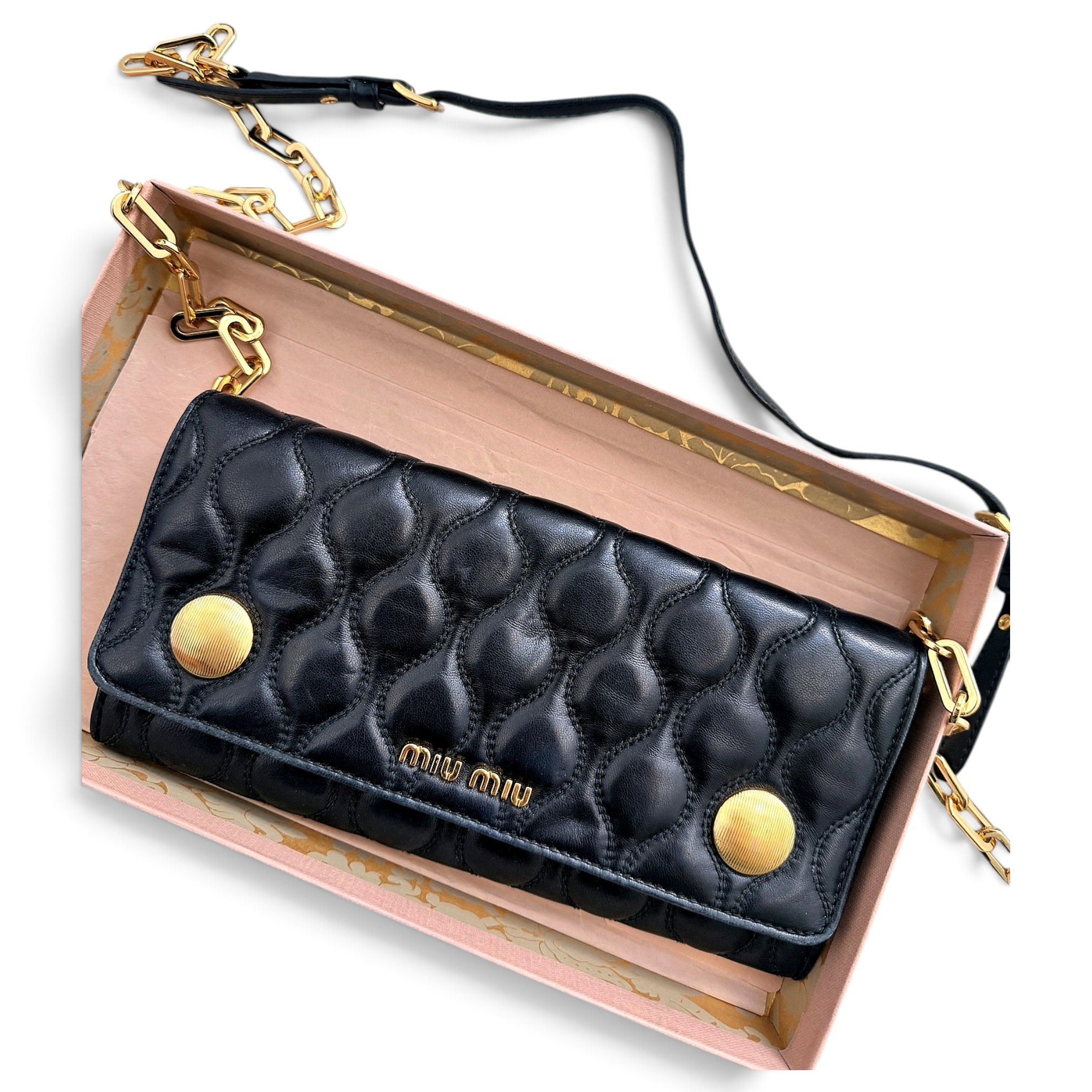 Miu Miu Leather clutch bag