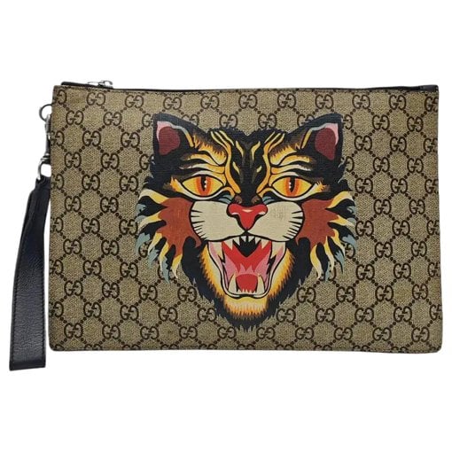 Ophidia GG Supreme leather handbag