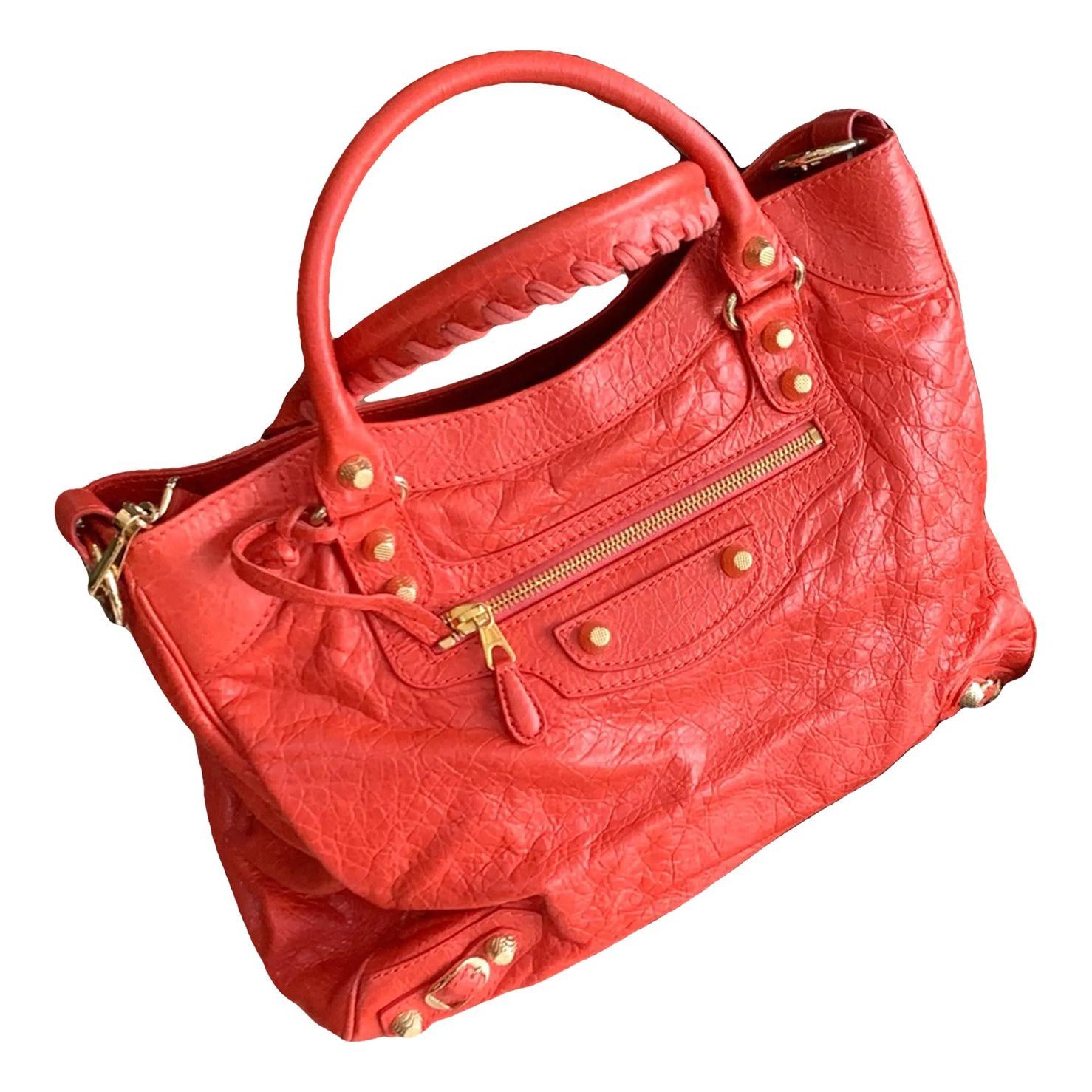 City leather crossbody bag