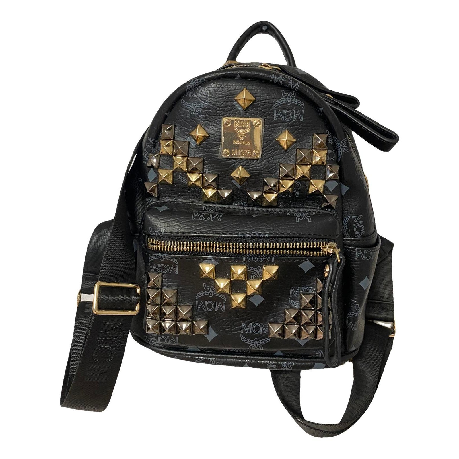 Leather backpack