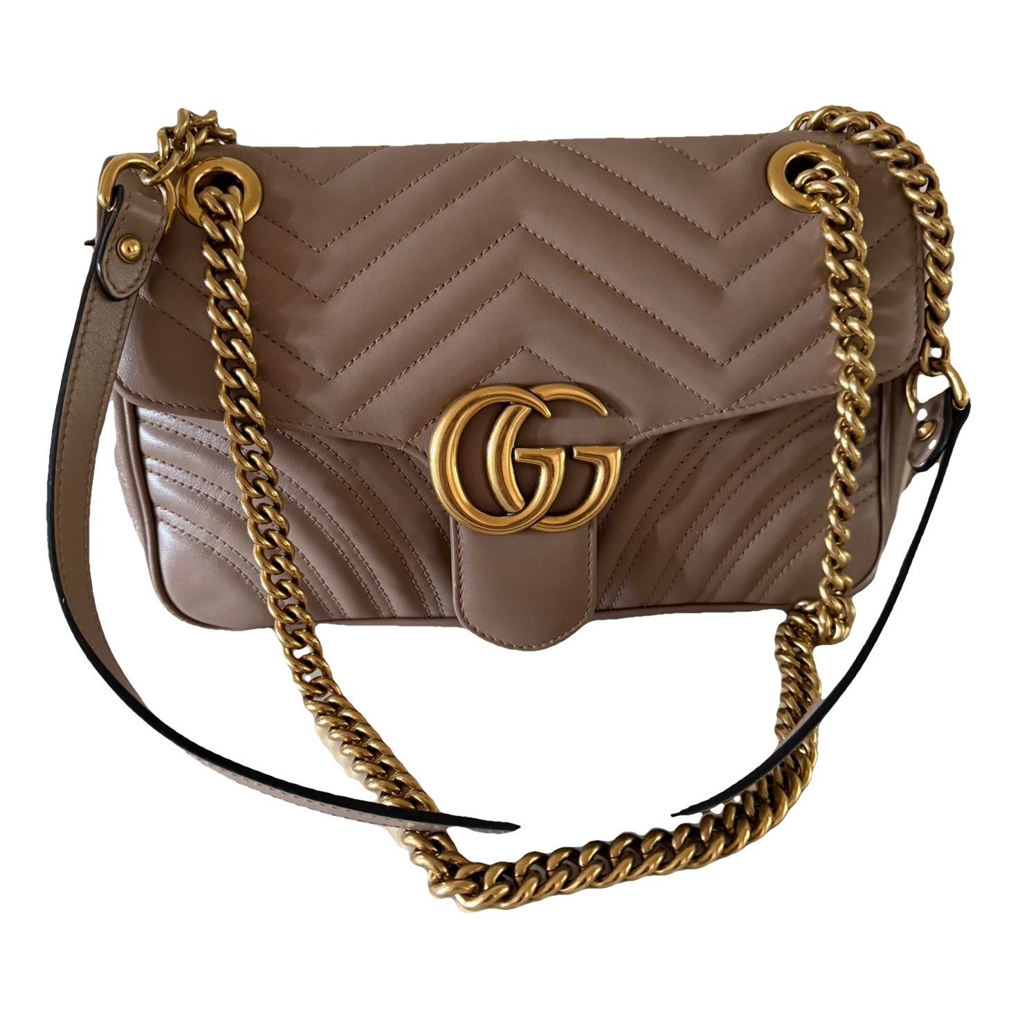 GG Marmont Flap leather crossbody bag
