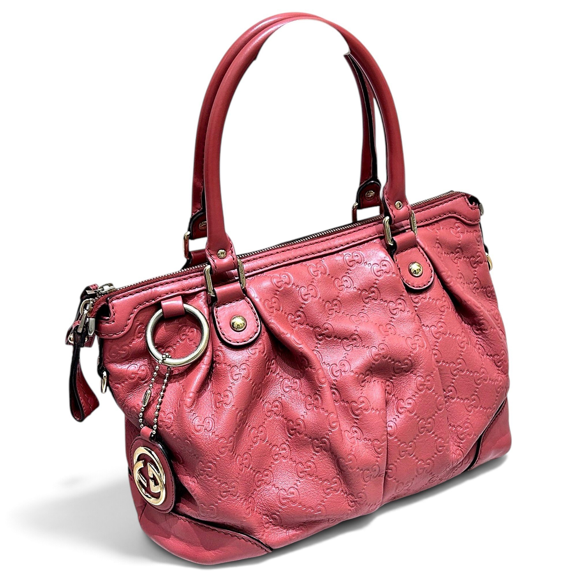Leather handbag