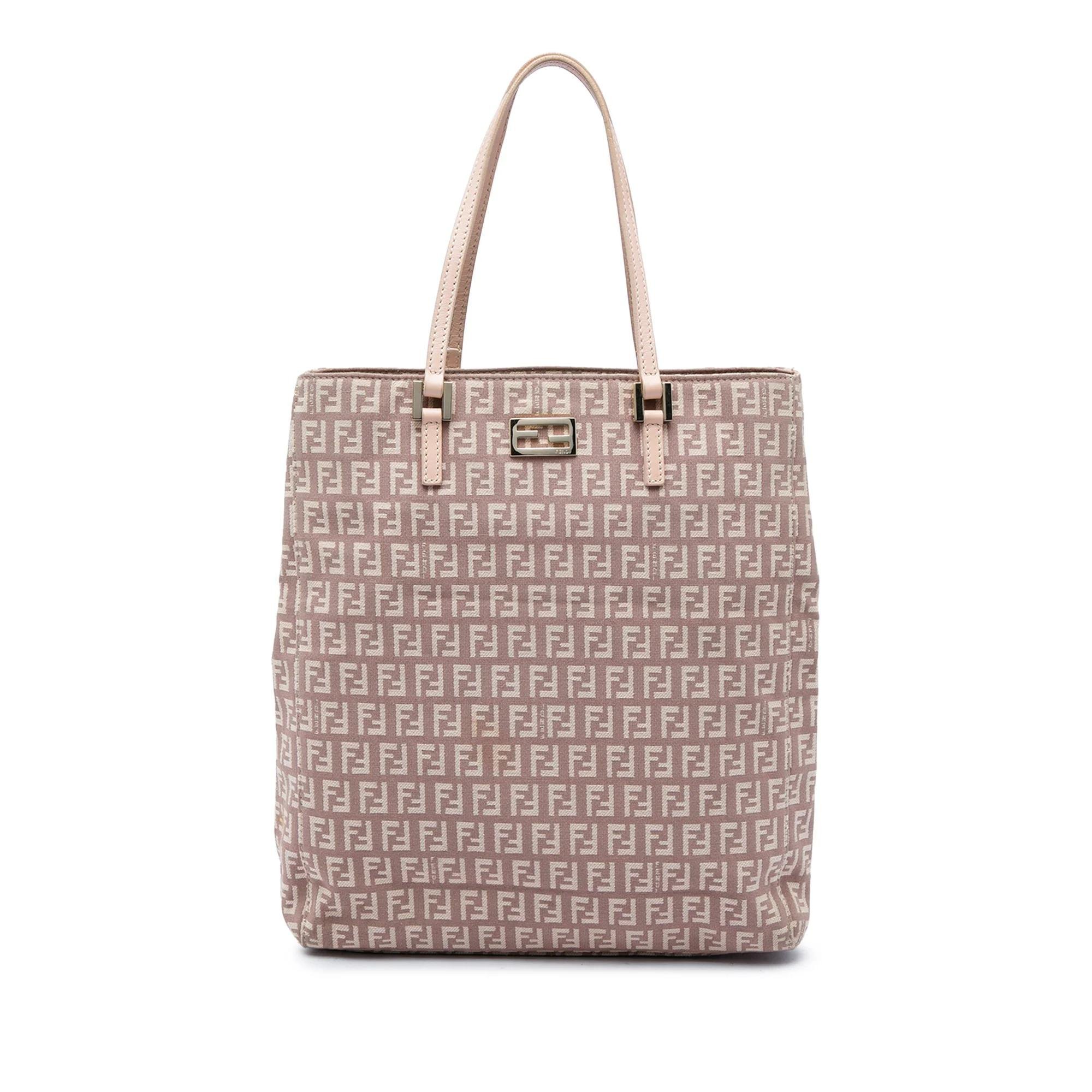Pocket leather tote