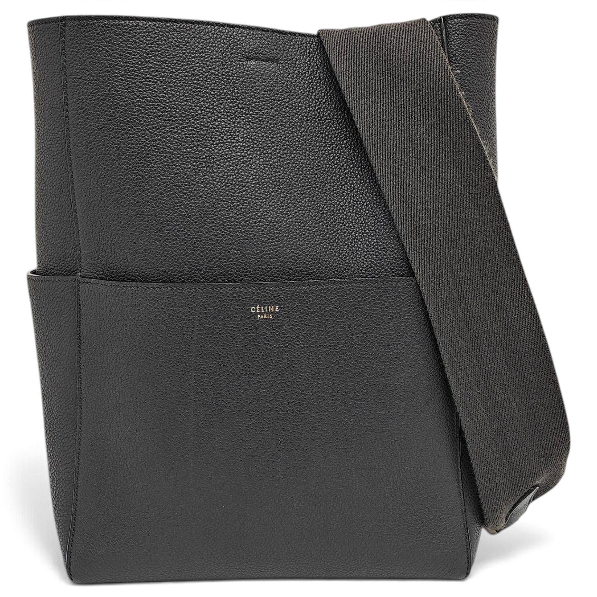 Seau Sangle leather tote