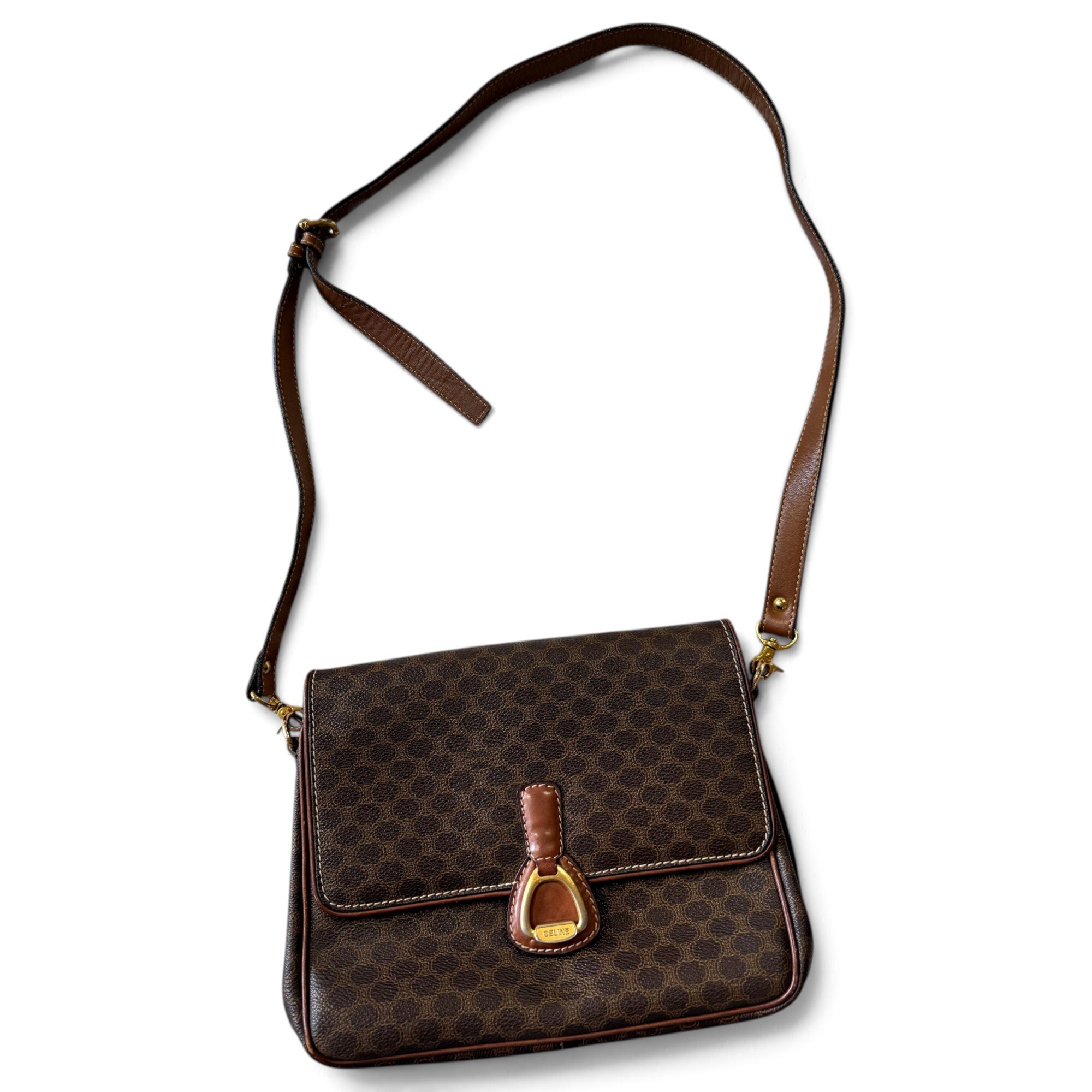 Trotteur leather crossbody bag