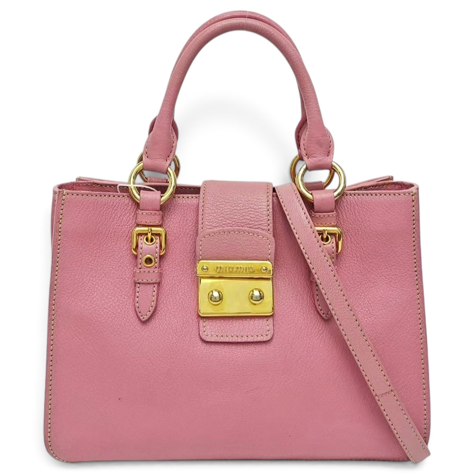 Miu Miu Vitello leather handbag