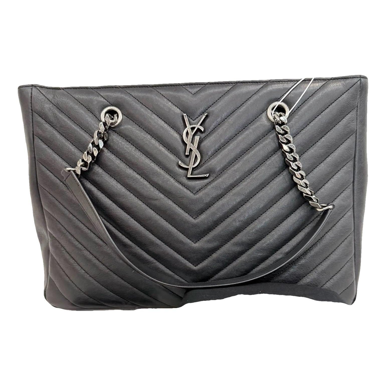 Shopping monogramme leather handbag