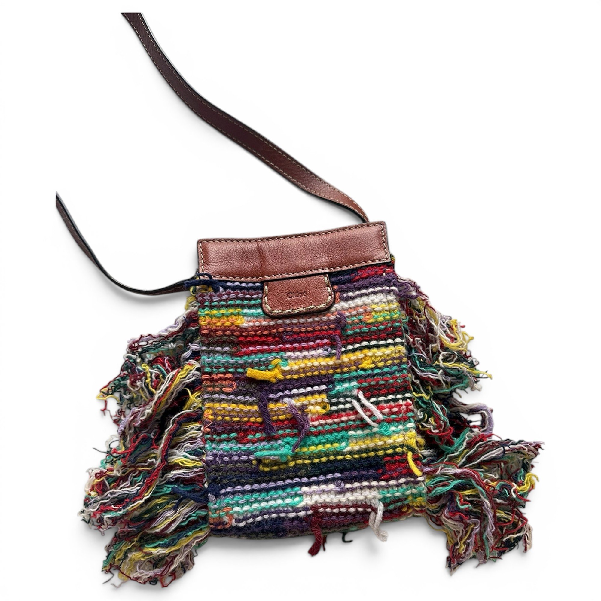 Leather crossbody bag