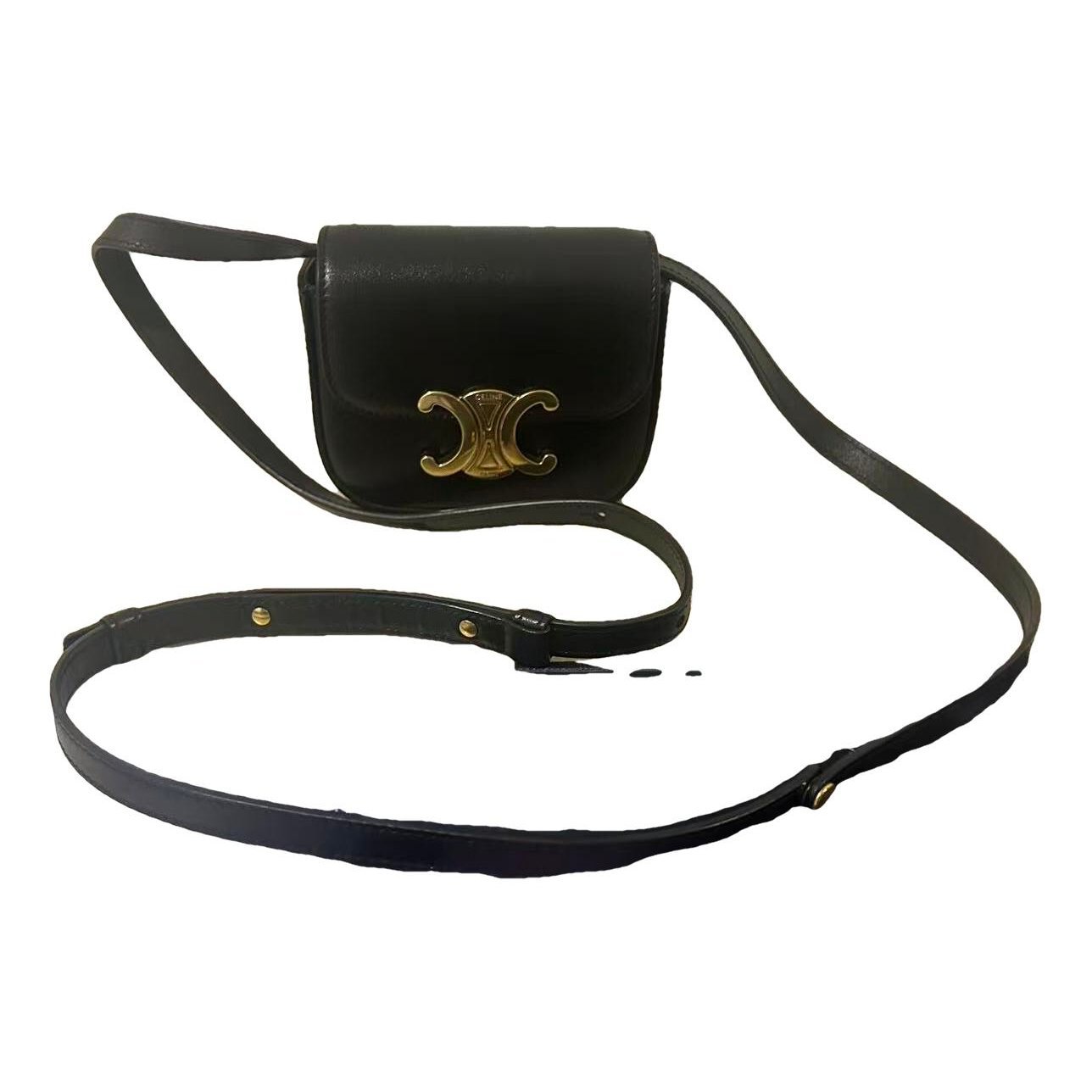 Triomphe leather handbag