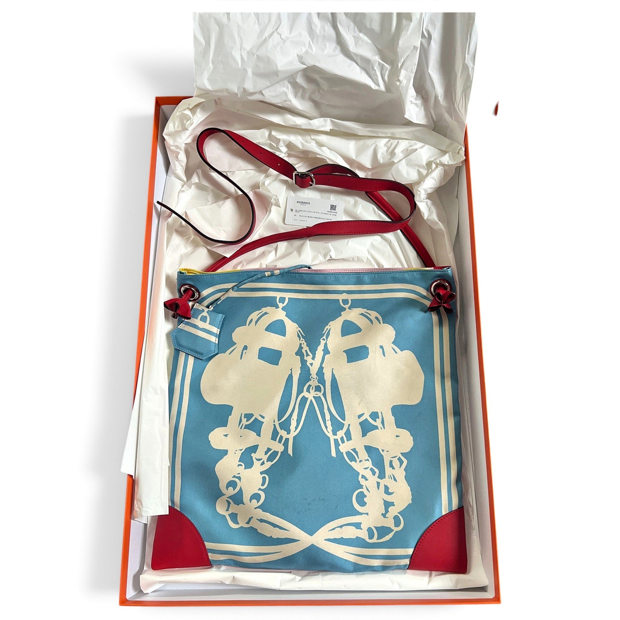 Silk City silk crossbody bag