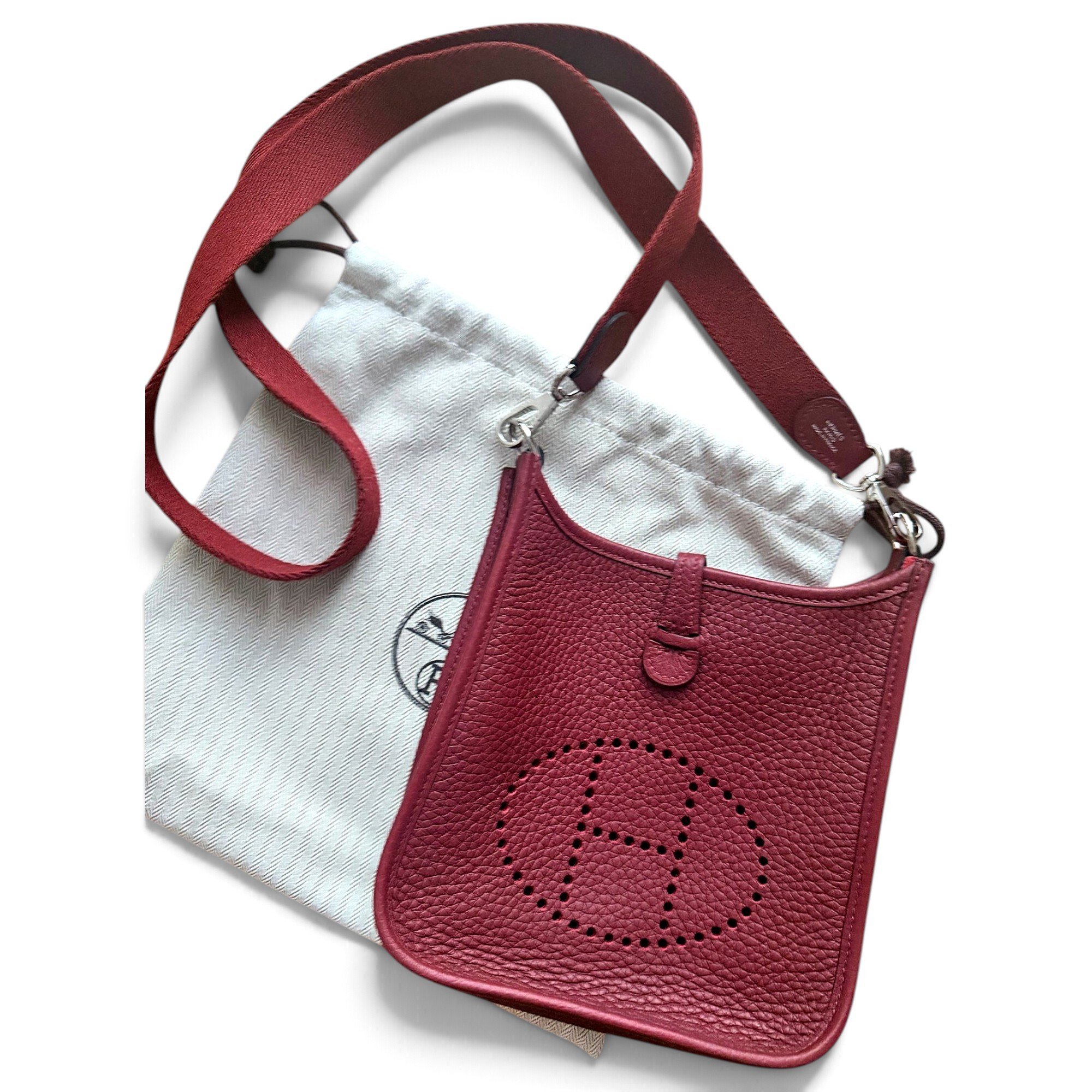 Mini Evelyne leather crossbody bag