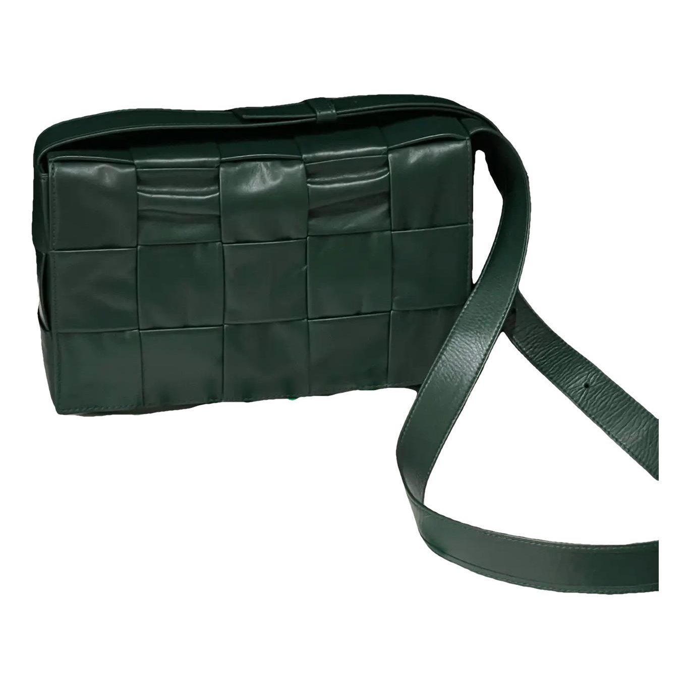 Cassette leather crossbody bag