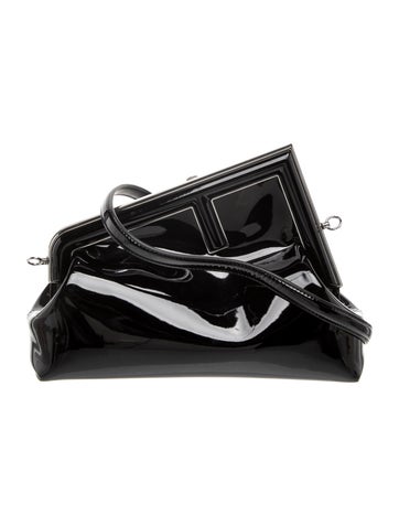 Patent Leather First Bag Midi 2023