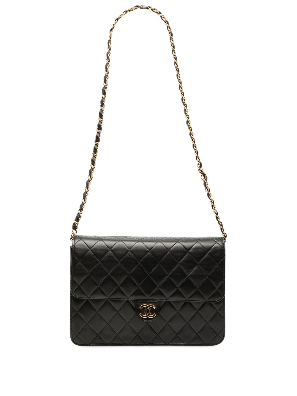2000-2002 Medium CC Quilted Lambskin Single Flap shoulder bag