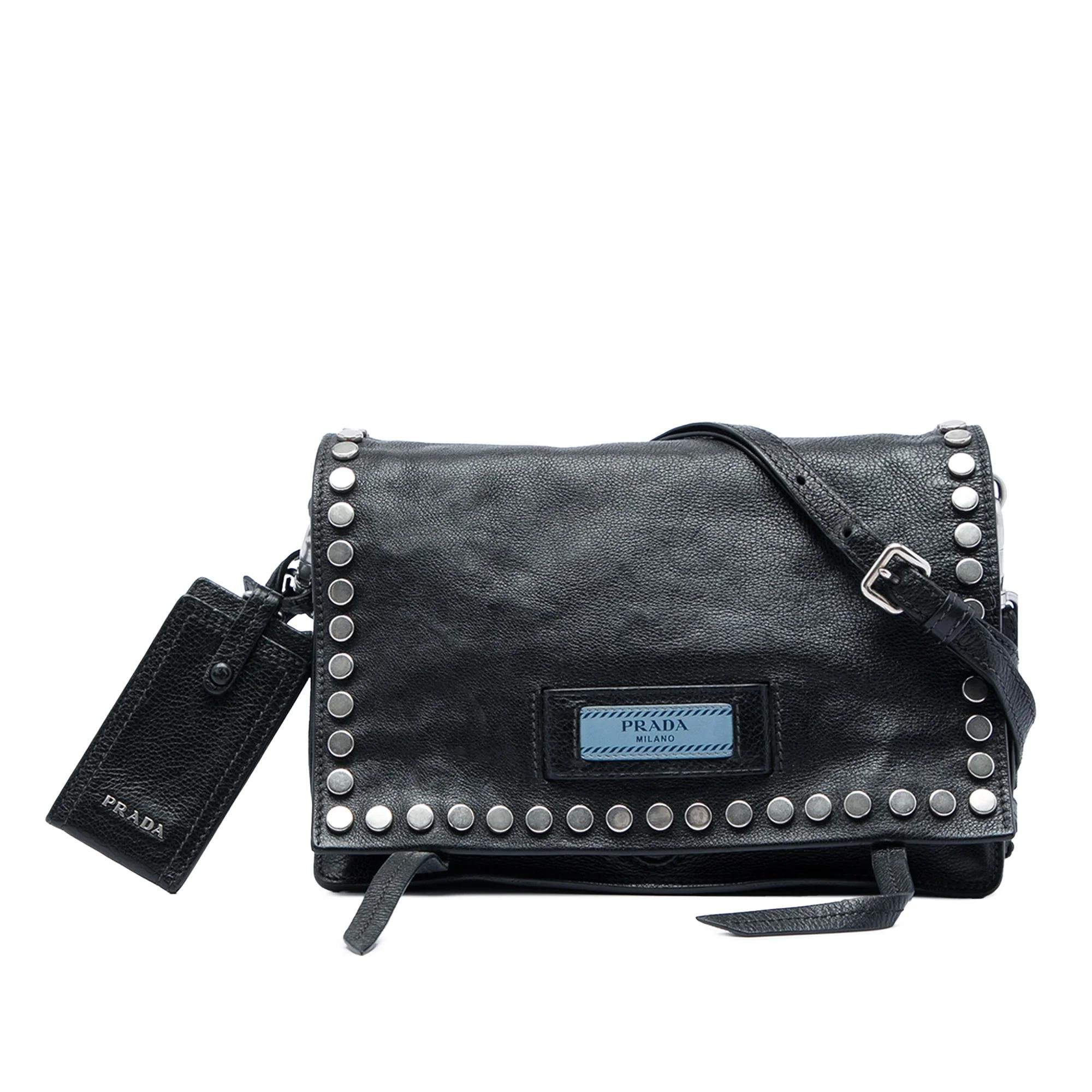 Etiquette pony-style calfskin handbag
