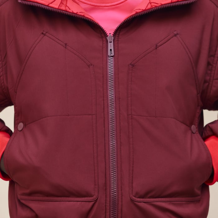 Rose Pivoine "Cahier Du Colporteur" Reversible Jacket