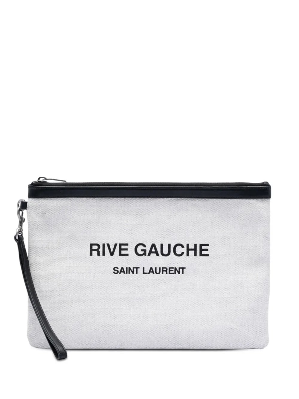 2020 Canvas Rive Gauche Wristlet clutch bag