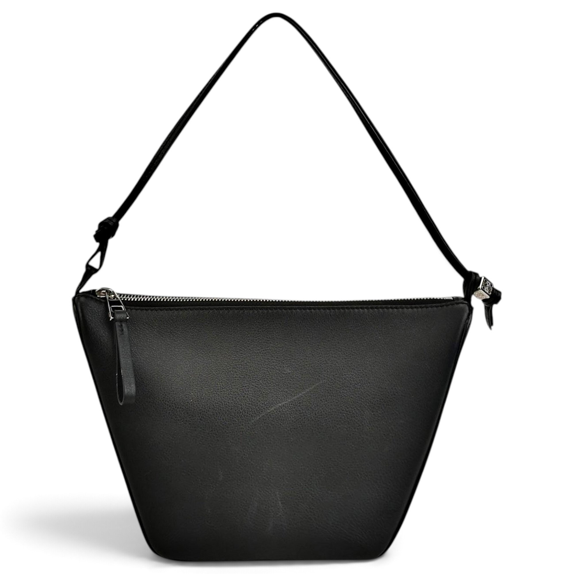 Hammock leather handbag