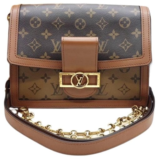 Dauphine leather handbag