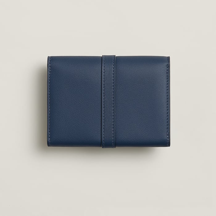 Navy Glenan Compact Wallet
