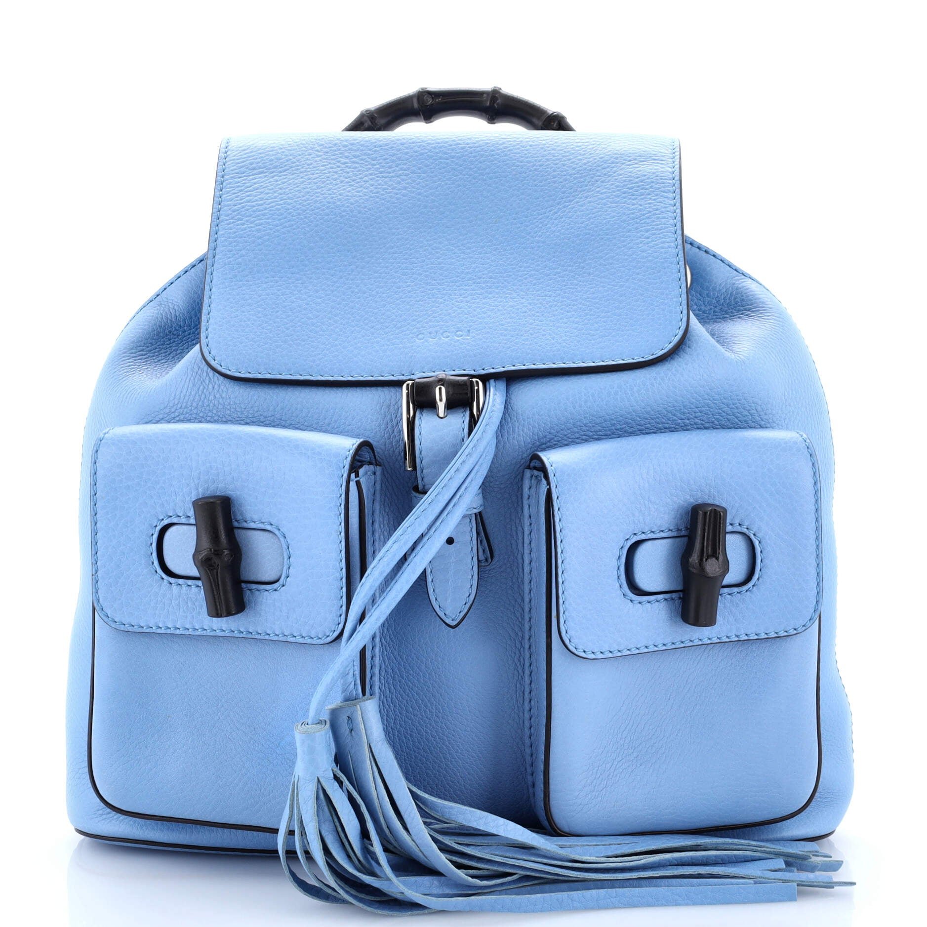 Gucci Bamboo Tassel Backpack Leather Medium