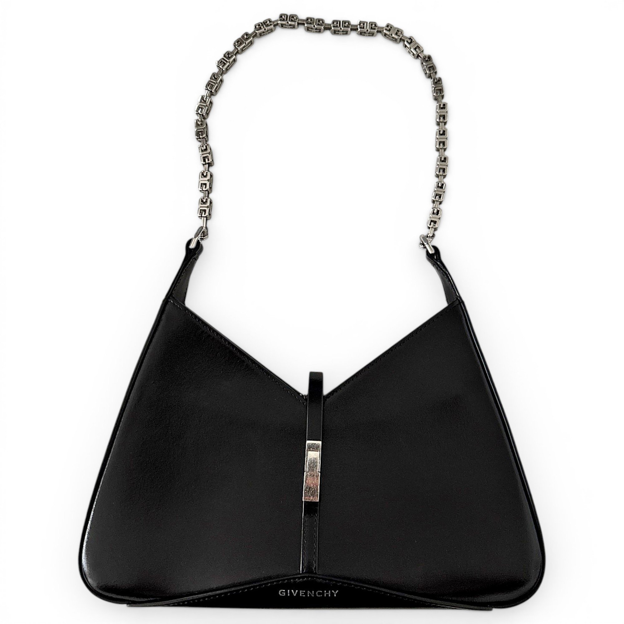 Patent leather handbag